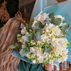Mega Ramo Fresias XL Blancas